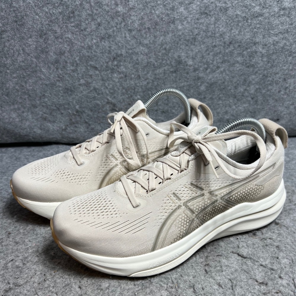 ASICS Gel-Kayano 33 Running Shoes Birch Cream Gum Sole 1012B357-200 Women's 9